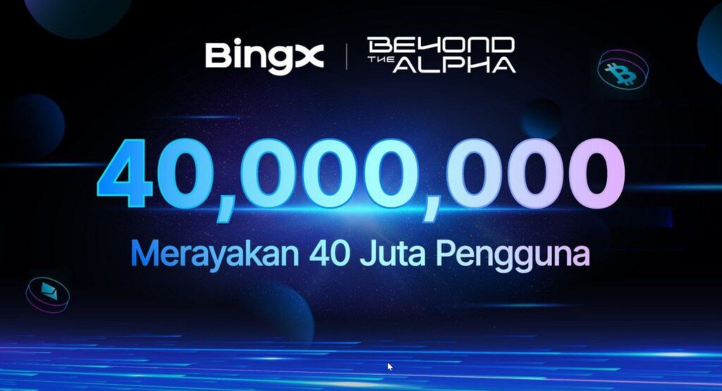 Kampanye Beyond the Alpha BingX Rayakan Capaian 40 Juta Pengguna Tahun 2025