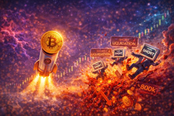 Glassnode: Likuidasi Short Melonjak saat Bitcoin Sentuh Puncak Lokal