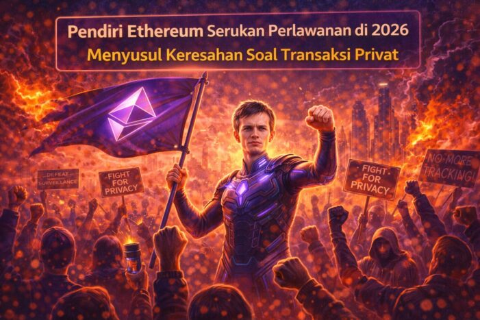 Pendiri Ethereum Serukan Perlawanan di 2026 Menyusul Keresahan Soal Transaksi Privat