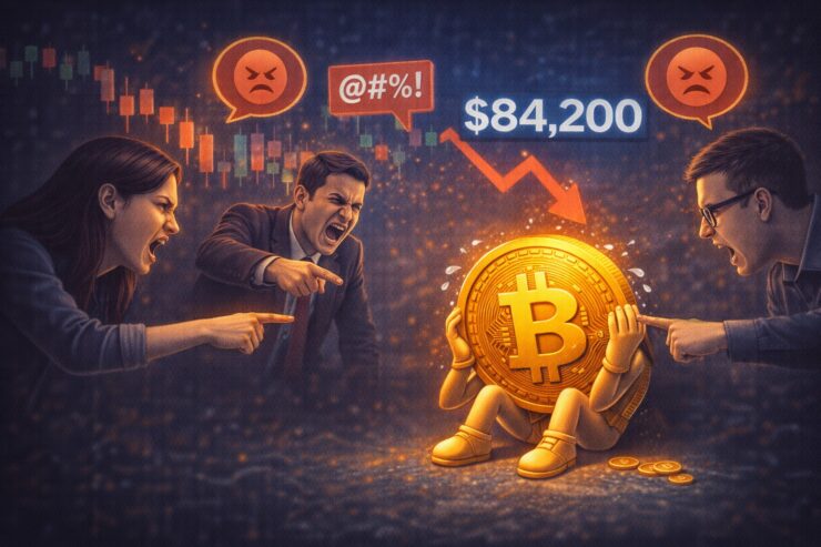 Sentimen Negatif Bitcoin Meledak Saat Harga Sentuh US$ 84.200