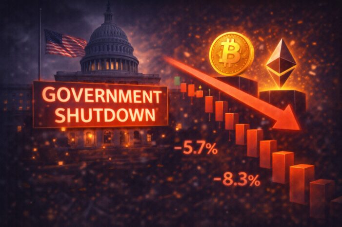 Kebuntuan Anggaran di Washington Tekan Aset Berisiko, Kripto Ikut Terpukul