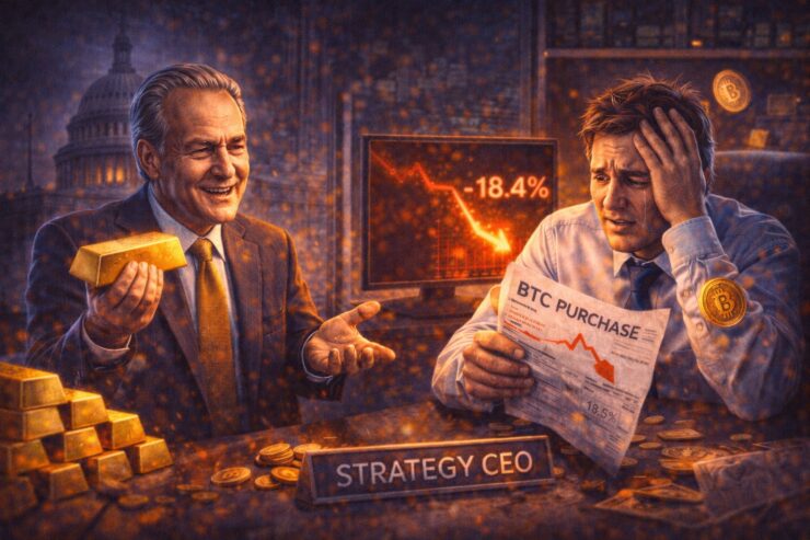 Borong Bitcoin Saat Harga Turun, Michael Saylor Diledek (Lagi) oleh Ekonom