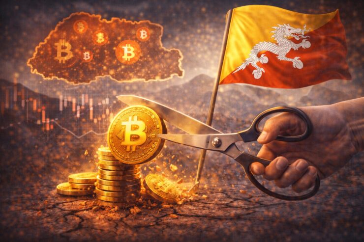 Bhutan Kini Pegang 5.600 BTC, Kepemilikan Turun Hampir 60 Persen Sejak Oktober