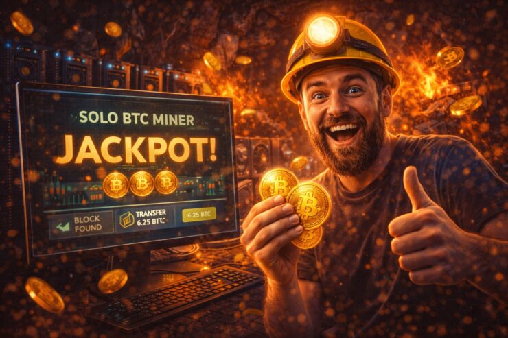 Solo Mining Kembali ‘Jackpot’, Peluangnya Disebut Setara 21 Tahun Menambang