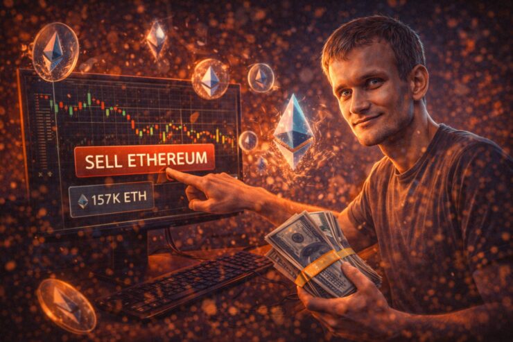 Vitalik Buterin Jual 4.458 ETH Senilai US$ 8,9 Juta Saat Ethereum Reli