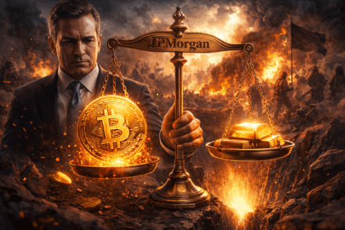 Ini Pengamatan JPMorgan pada Aset Bitcoin vs Emas Selama Konflik Geopolitik