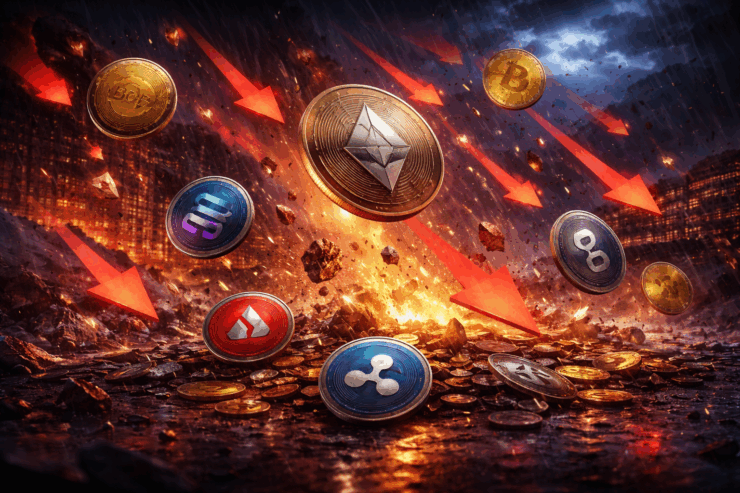 Tekanan Besar di Pasar Kripto Bikin Altcoin Jatuh Berjamaah