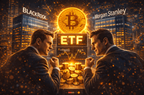 Morgan Stanley Resmi Tantang BlackRock di ETF Bitcoin