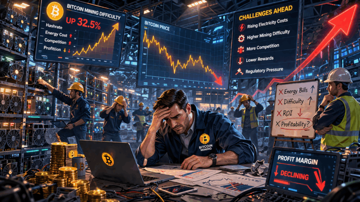 Industri Penambangan Masuk Fase Sulit, Banyak Bitcoin Dilepas
