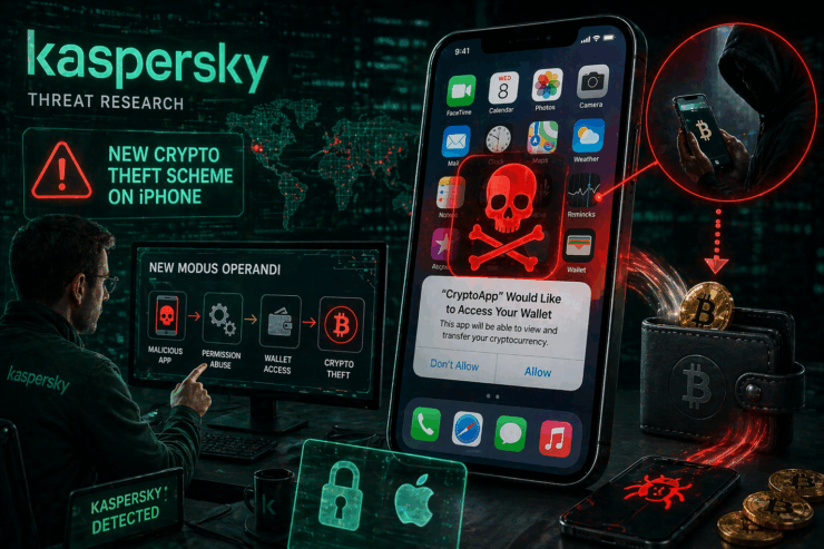 Kaspersky Bongkar Modus Baru Pencurian Kripto di iPhone