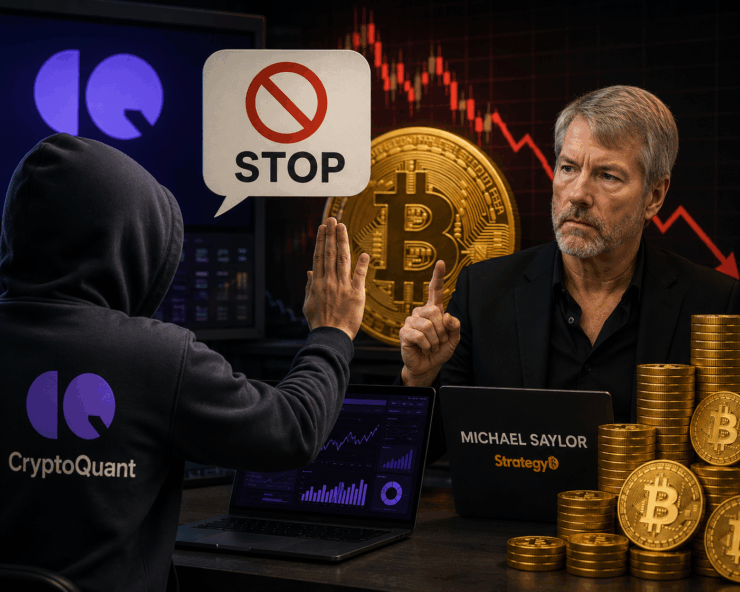 CryptoQuant Minta Michael Saylor Stop Beli Bitcoin, Ada Apa?