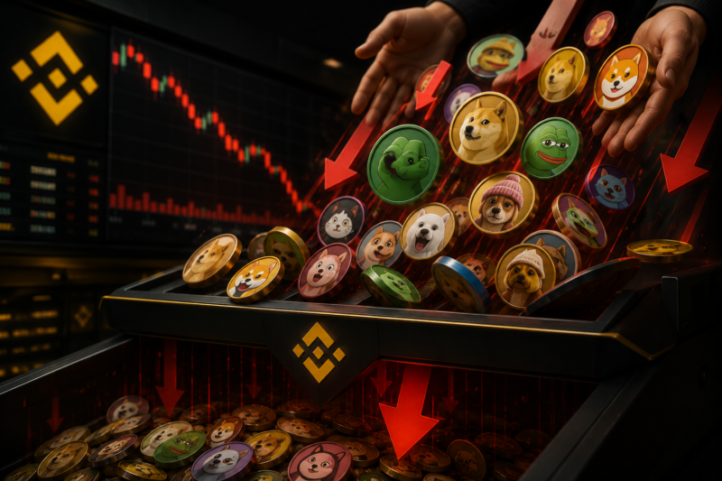 Tekanan Jual Koin Meme di Binance Tembus US$1,21 Miliar